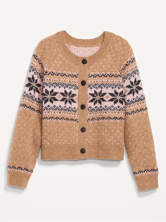 Old Navy Sweaters - Old Navy Holiday Fair Isle Cardigan Sweater